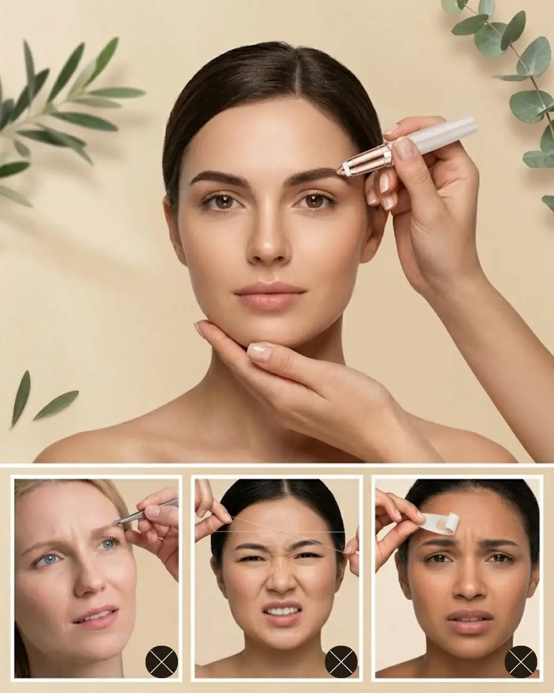 2 in 1 Eyebrow & Facial Trimmer